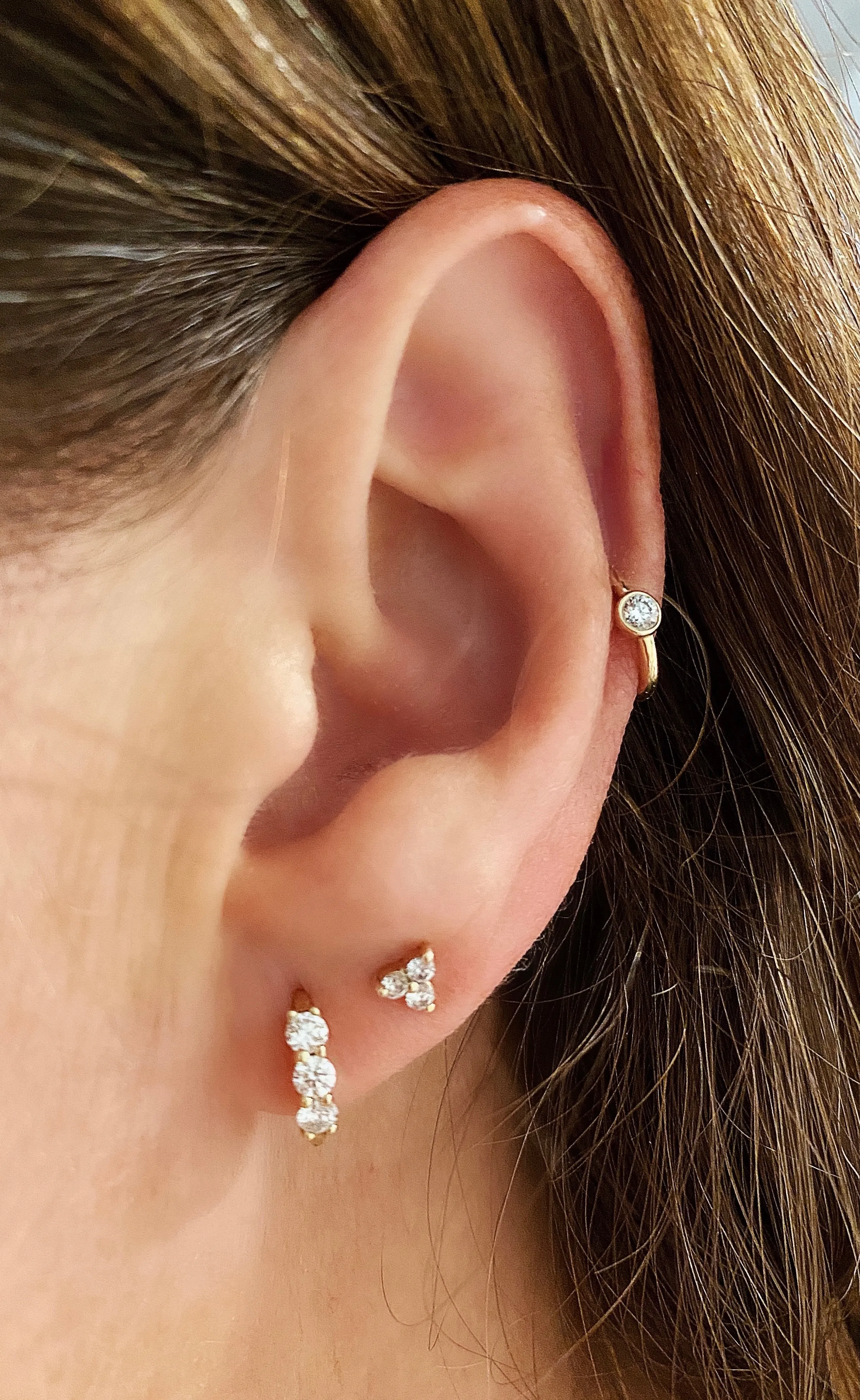 14K Single Heather Earring