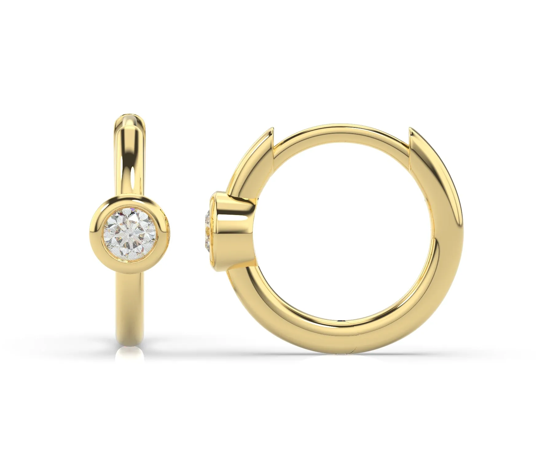 14K Single Heather Earring