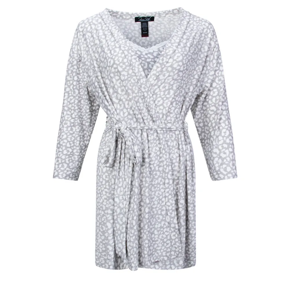 2 Pack Robe & Chemise Sleep Set