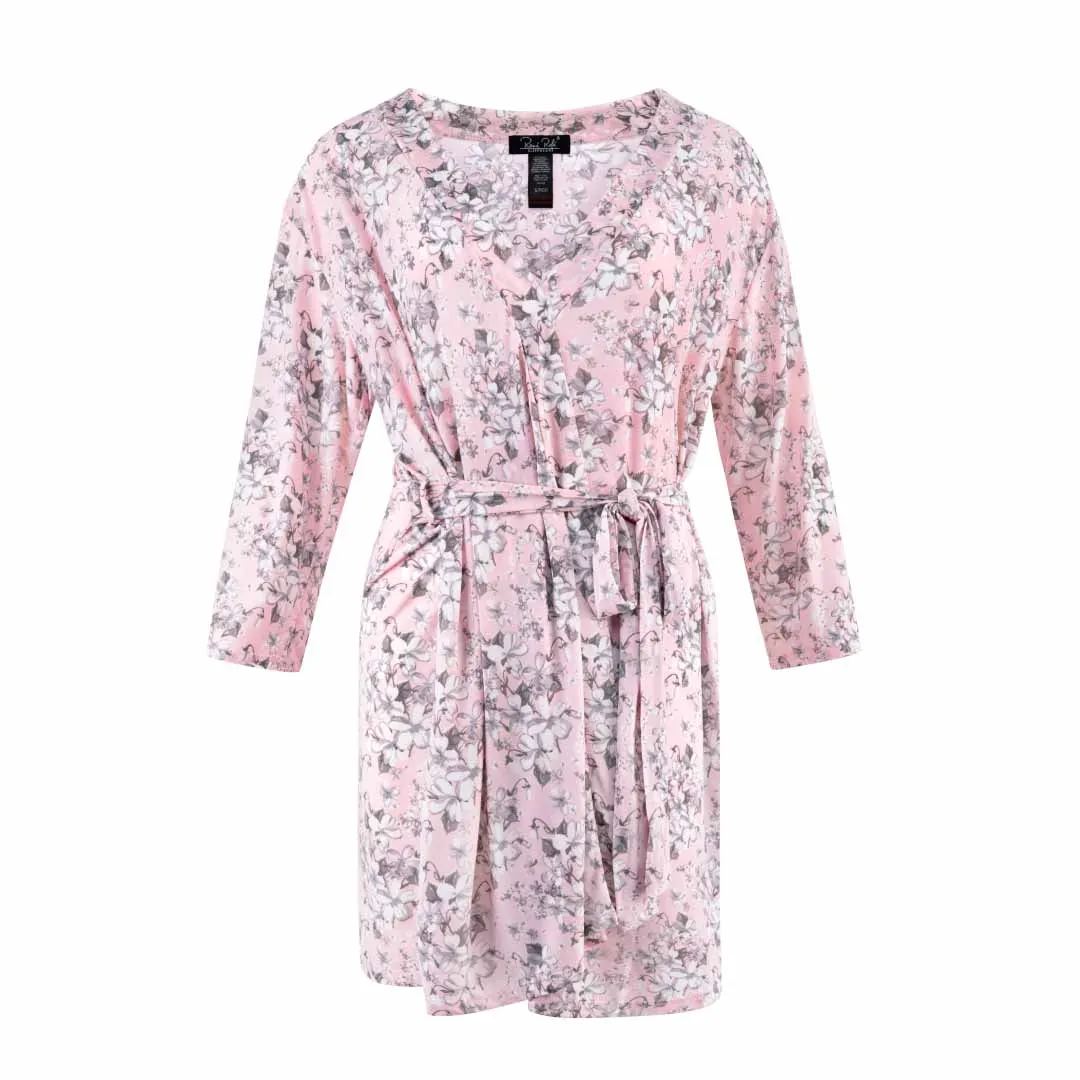 2 Pack Robe & Chemise Sleep Set