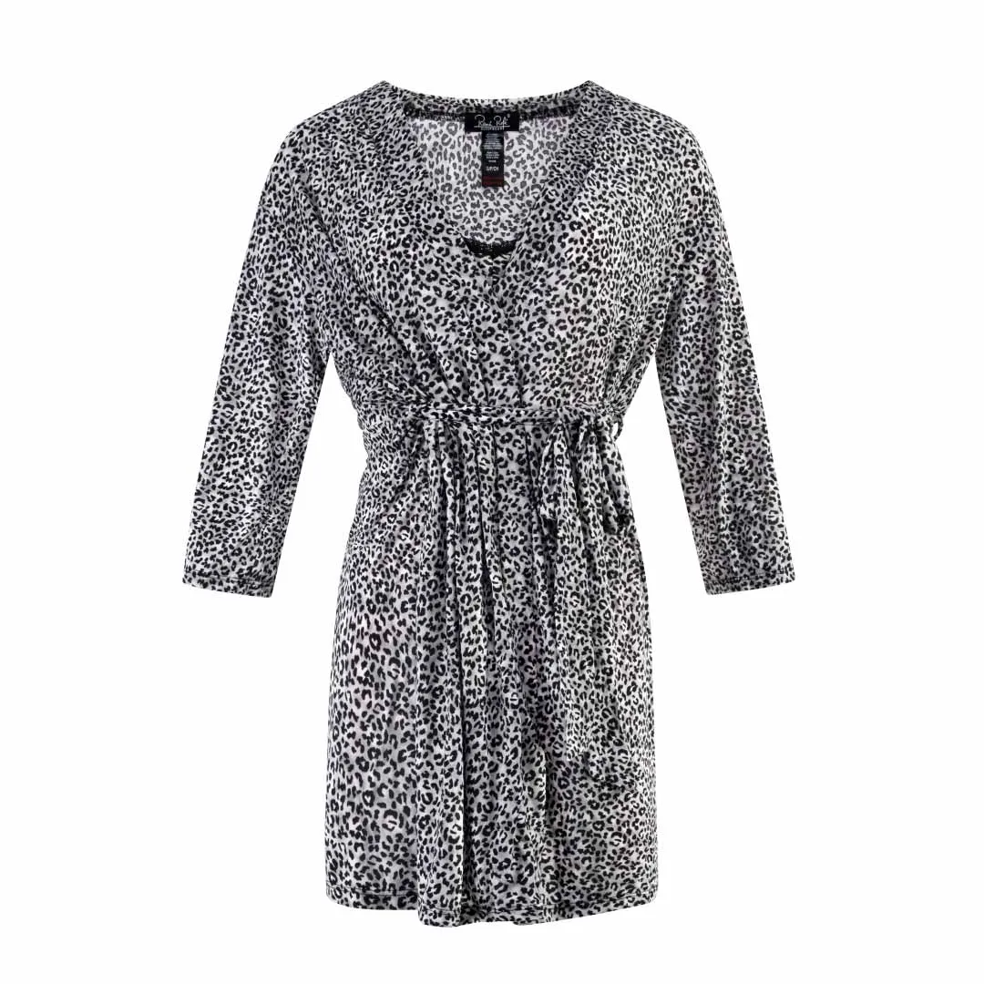 2 Pack Robe & Chemise Sleep Set