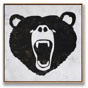 Abstract Bear painting H263S