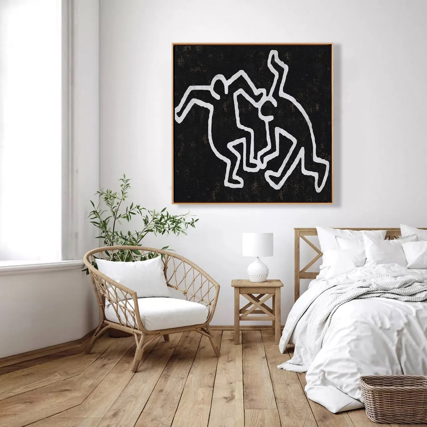Abstract Dancing Man Painting H203SR1