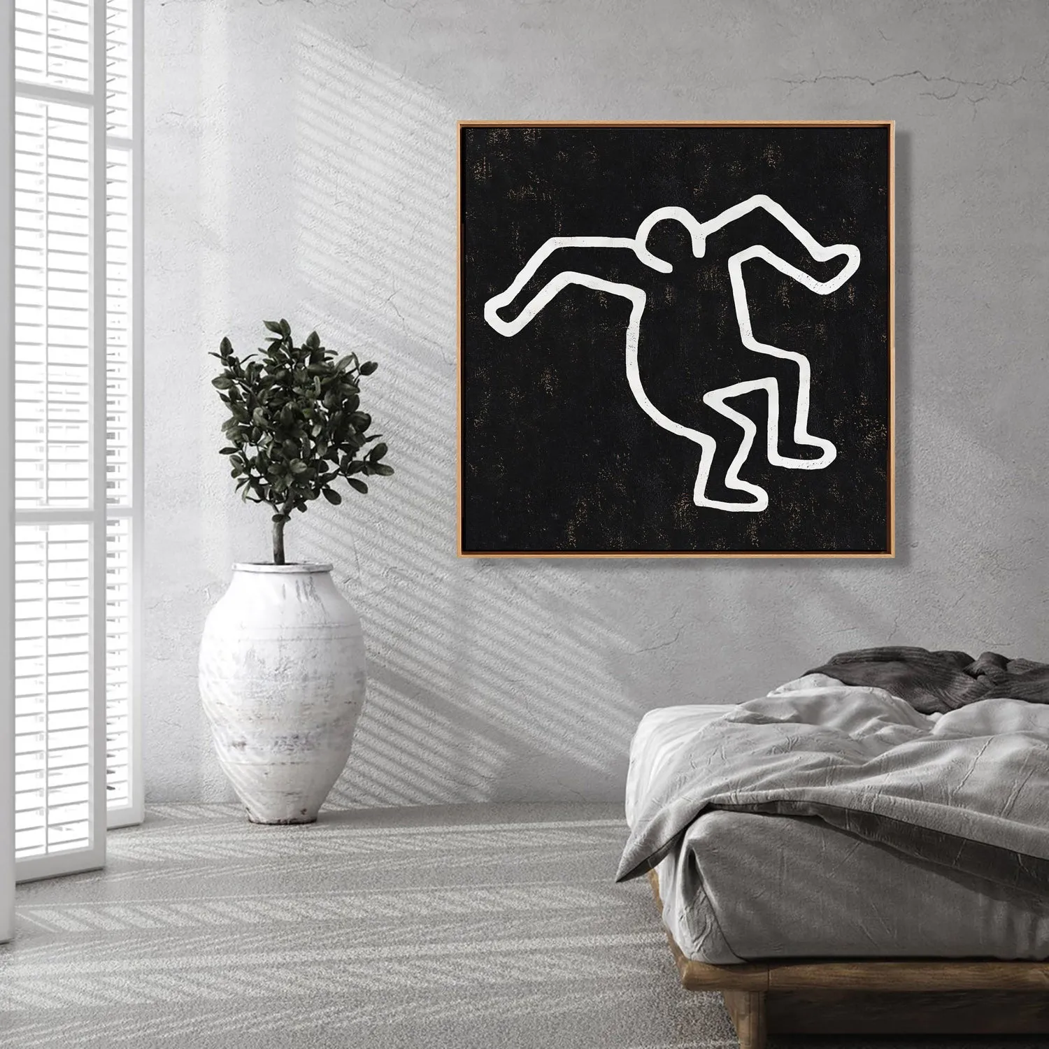 Abstract Dancing Man Painting H203SR