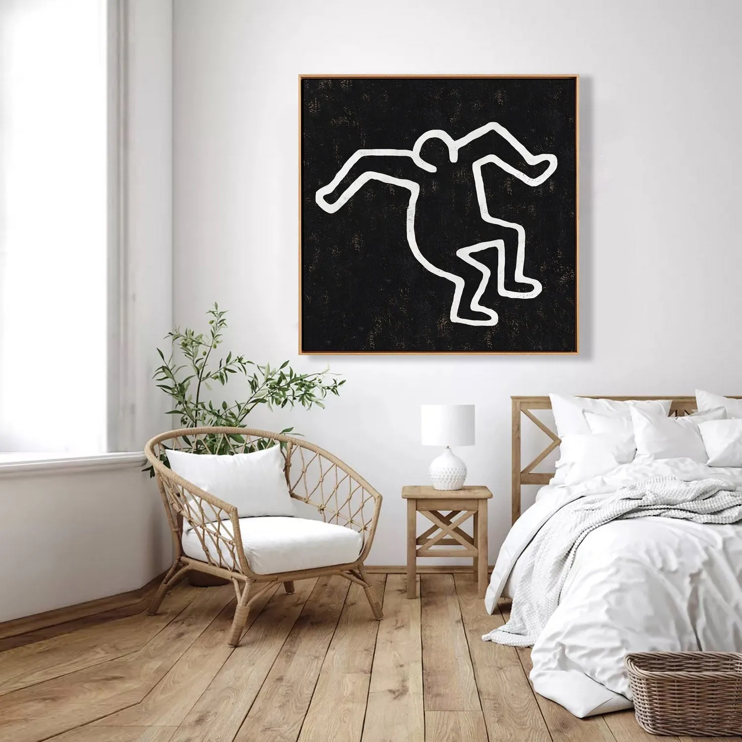 Abstract Dancing Man Painting H203SR