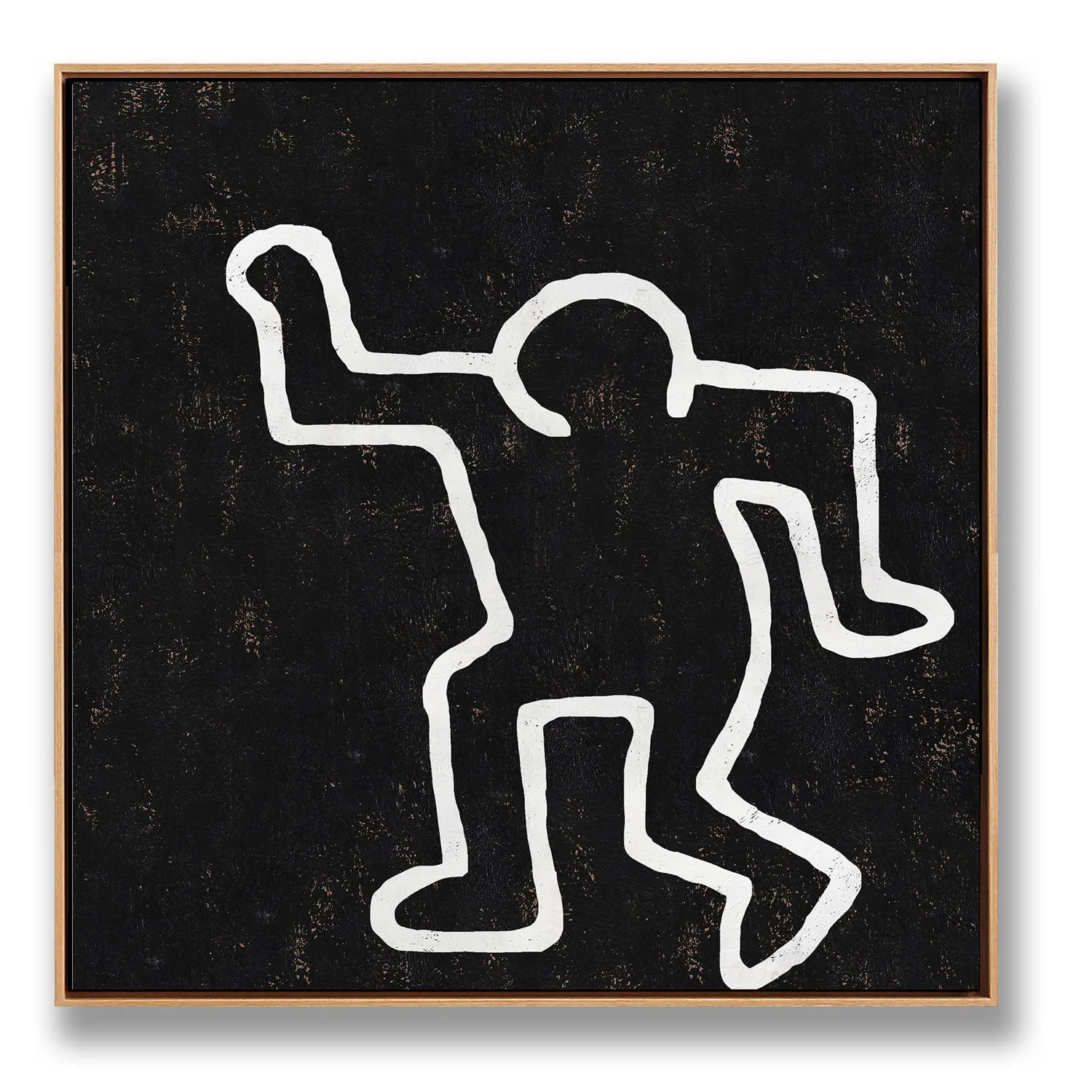 Abstract Dancing Man Painting H209SR