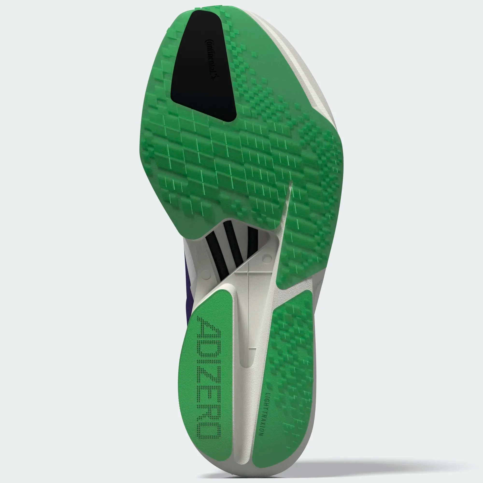 Adidas | Adizero Adios Pro 4 | Men's | Core White/Collegiate Purple/Lime Burst