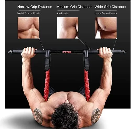 Adjustable Bench Press Device,Push up Resistance Bands for Home Gym Exercise,Fitness Workout,Travel Training (Camo army green-150LB)