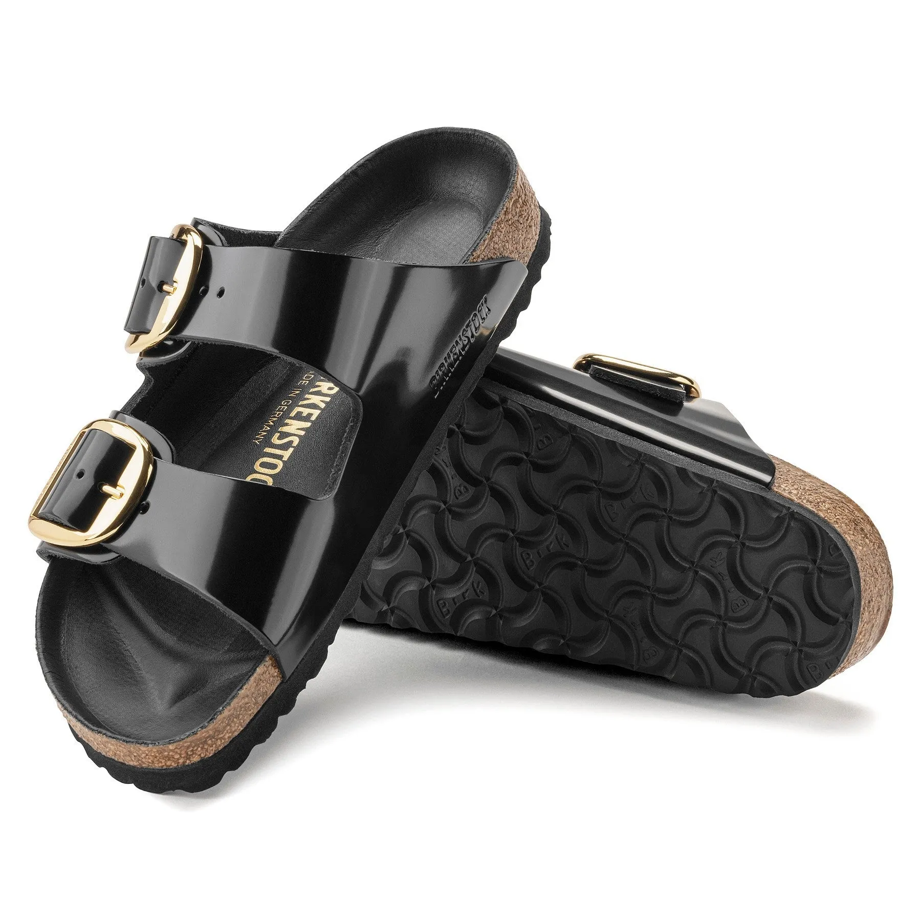 Arizona | Big Buckle | Patent Leather | Black