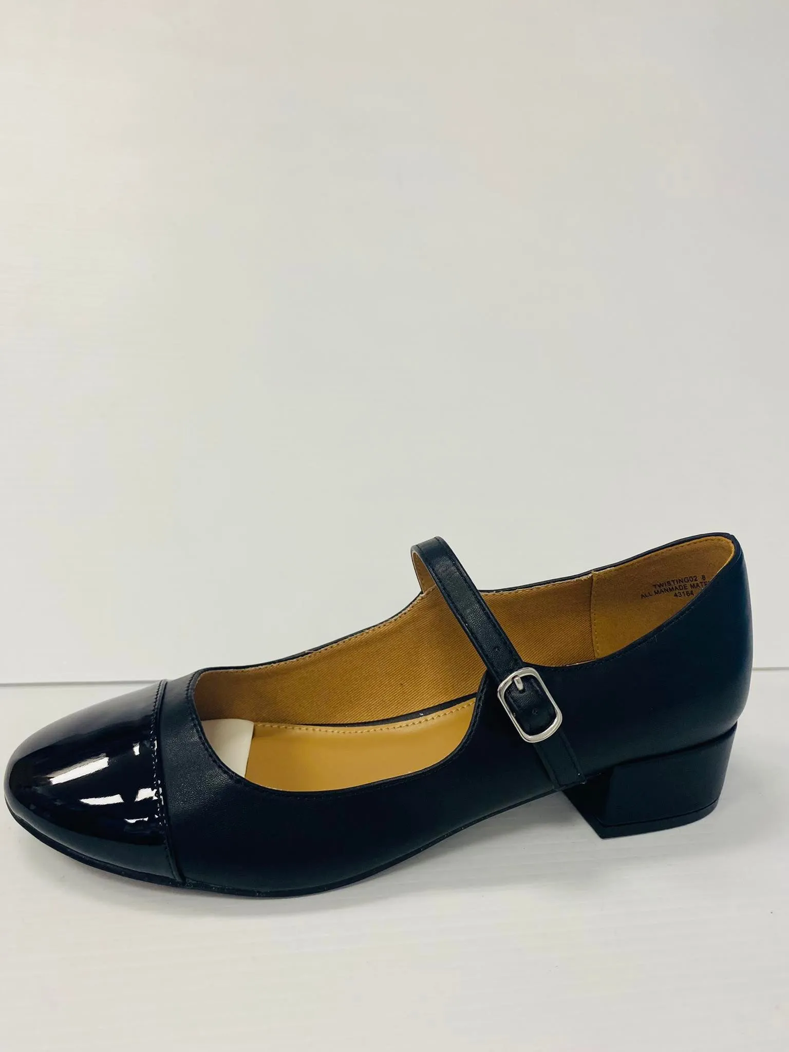 BAMBOO TWISTING-02 Low Chunky Heels