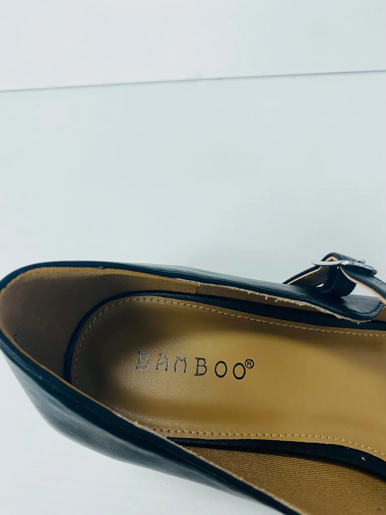 BAMBOO TWISTING-02 Low Chunky Heels