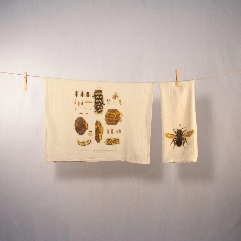 Bee Flour Sack Towels