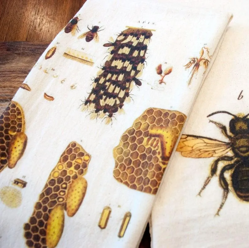Bee Flour Sack Towels