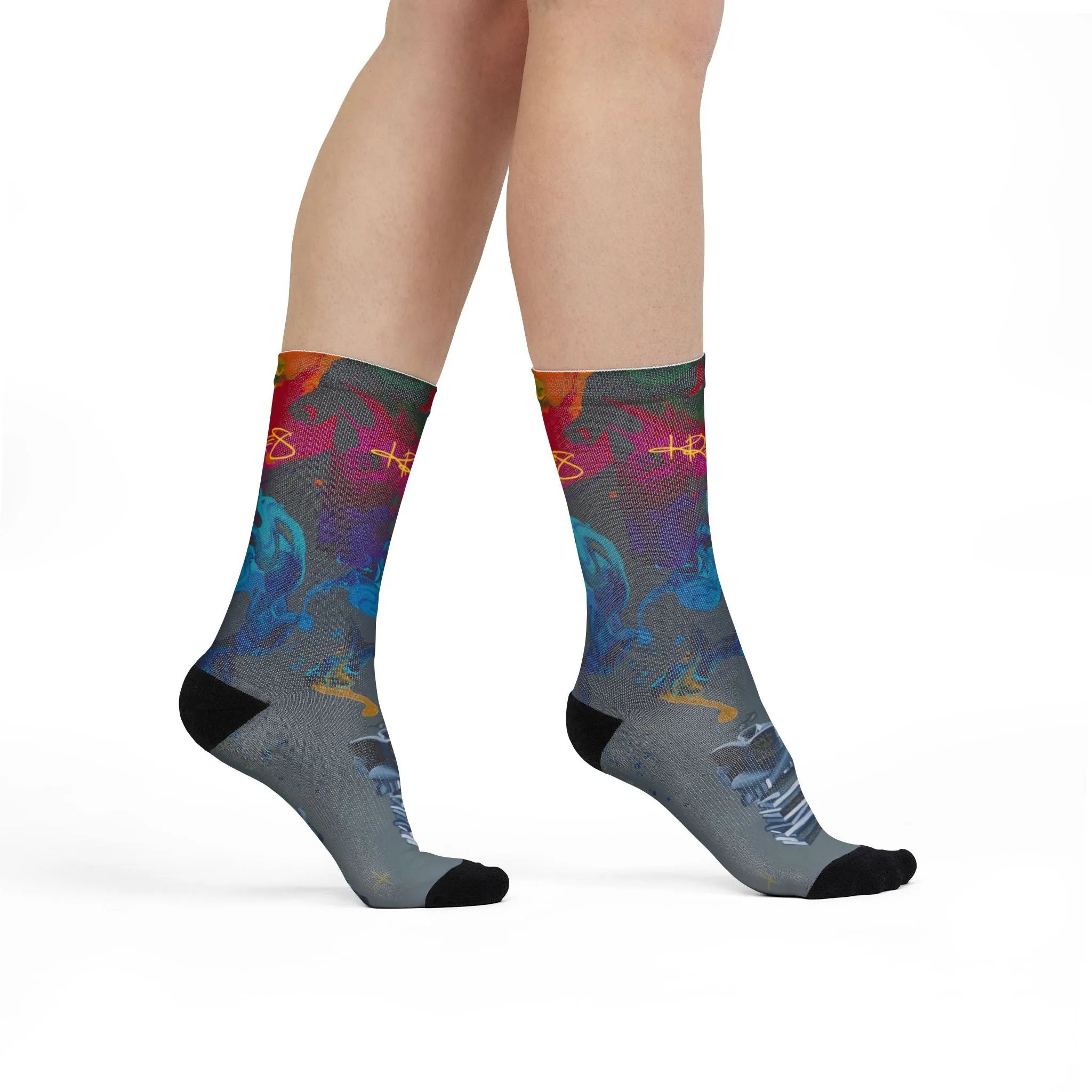 Believe in Yourself Kre8 Sublimation Crew Socks