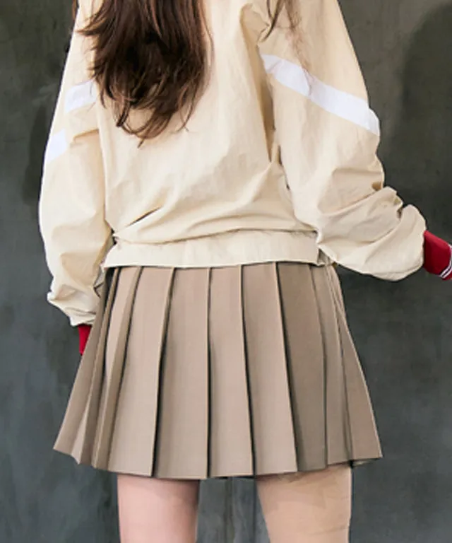 BENECIA 12 Minimal Belt Culottes - Beige