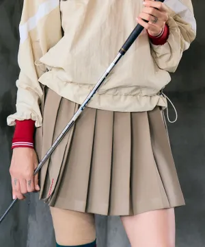 BENECIA 12 Minimal Belt Culottes - Beige