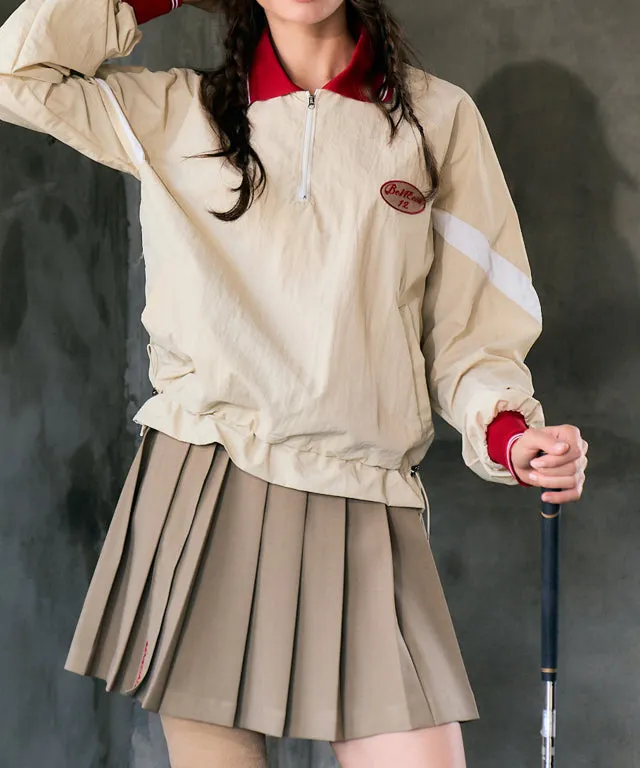 BENECIA 12 Minimal Belt Culottes - Beige