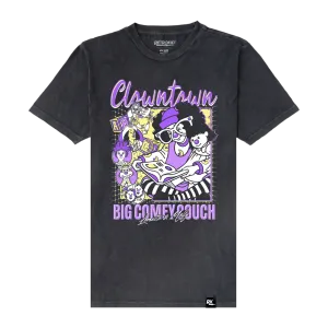 Big Comfy Couch Clowntown Vintage T-Shirt - Black