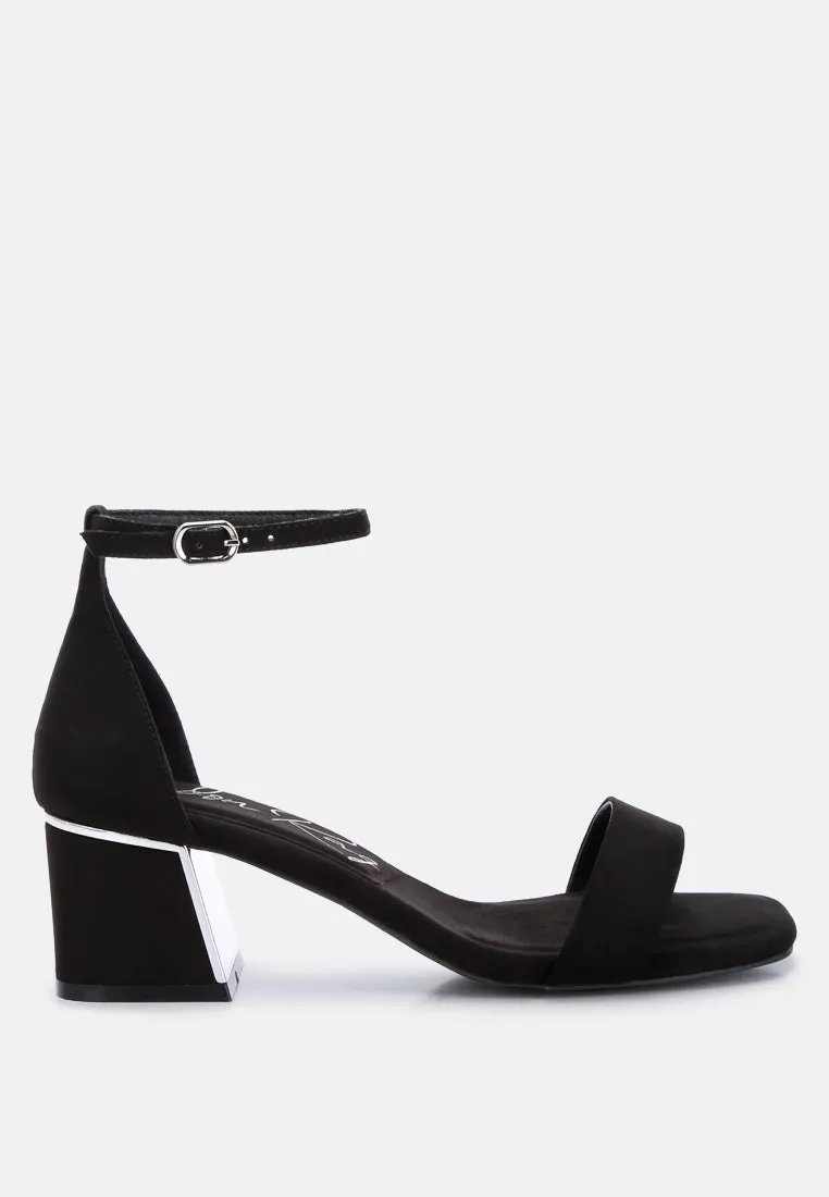 Block Heel Sandals By Ruw