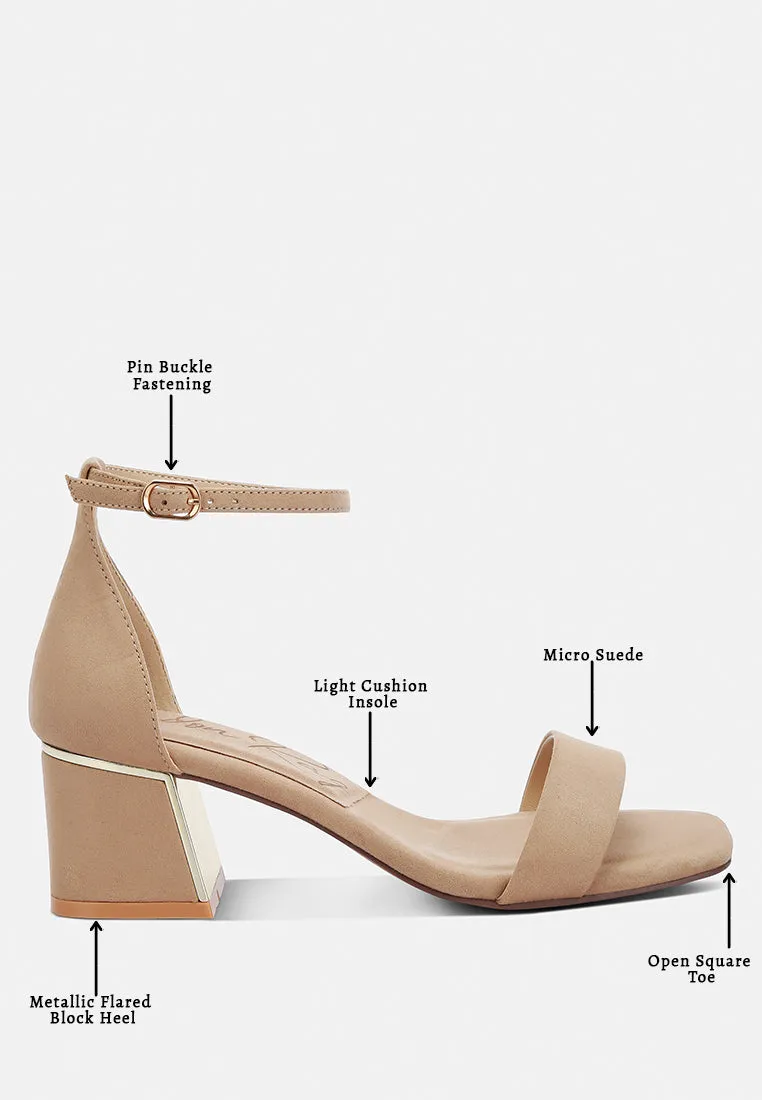 Block Heel Sandals By Ruw