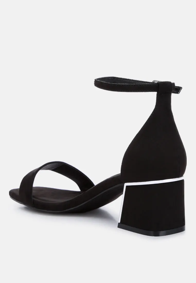 Block Heel Sandals By Ruw