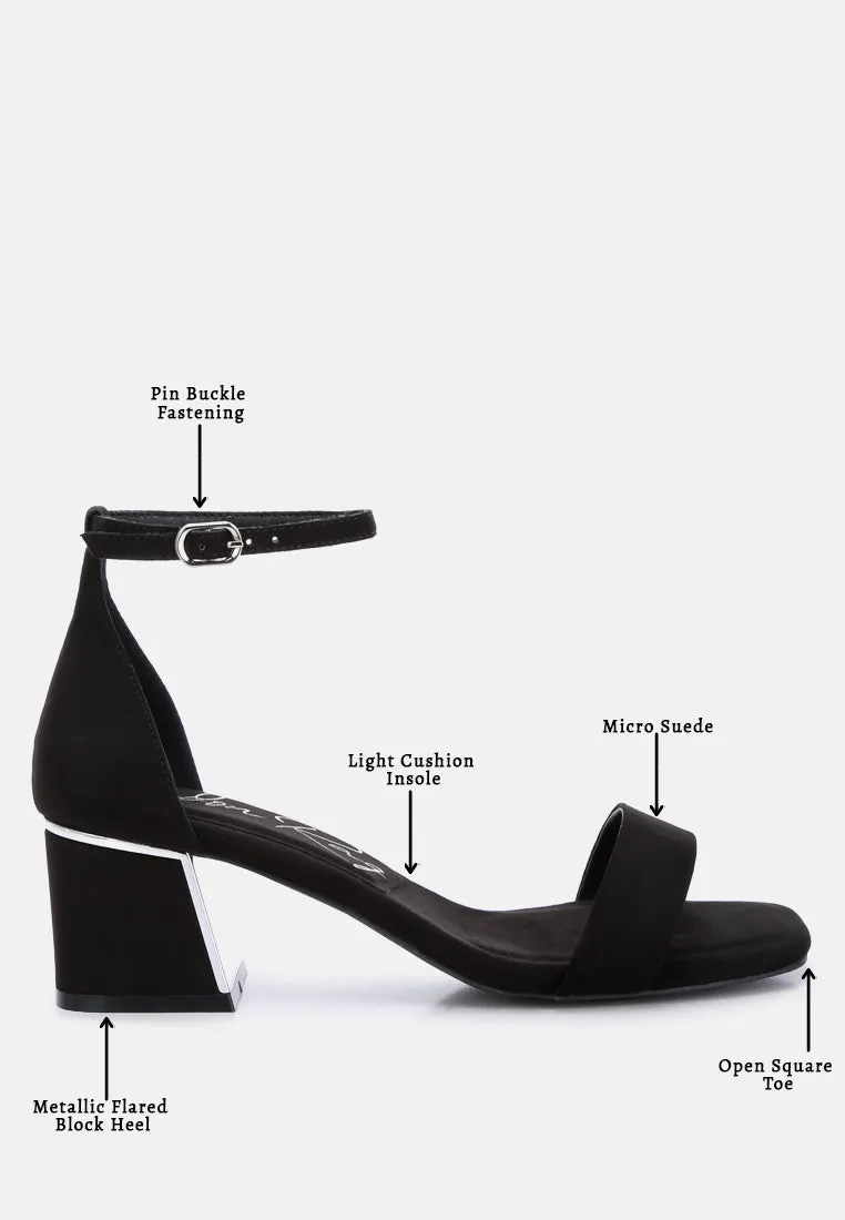 Block Heel Sandals By Ruw