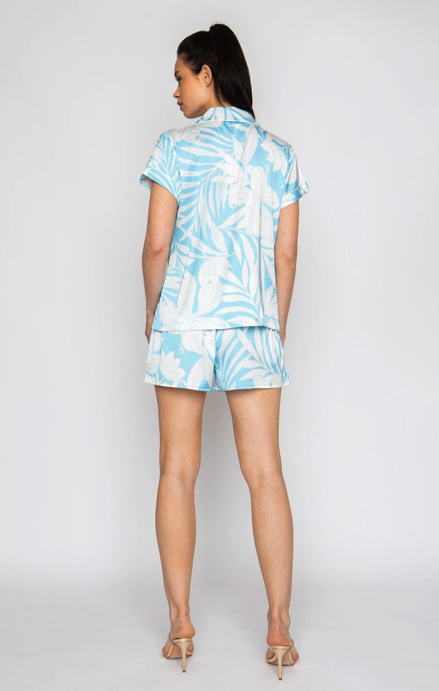 Blue Hawaii Short PJ Set