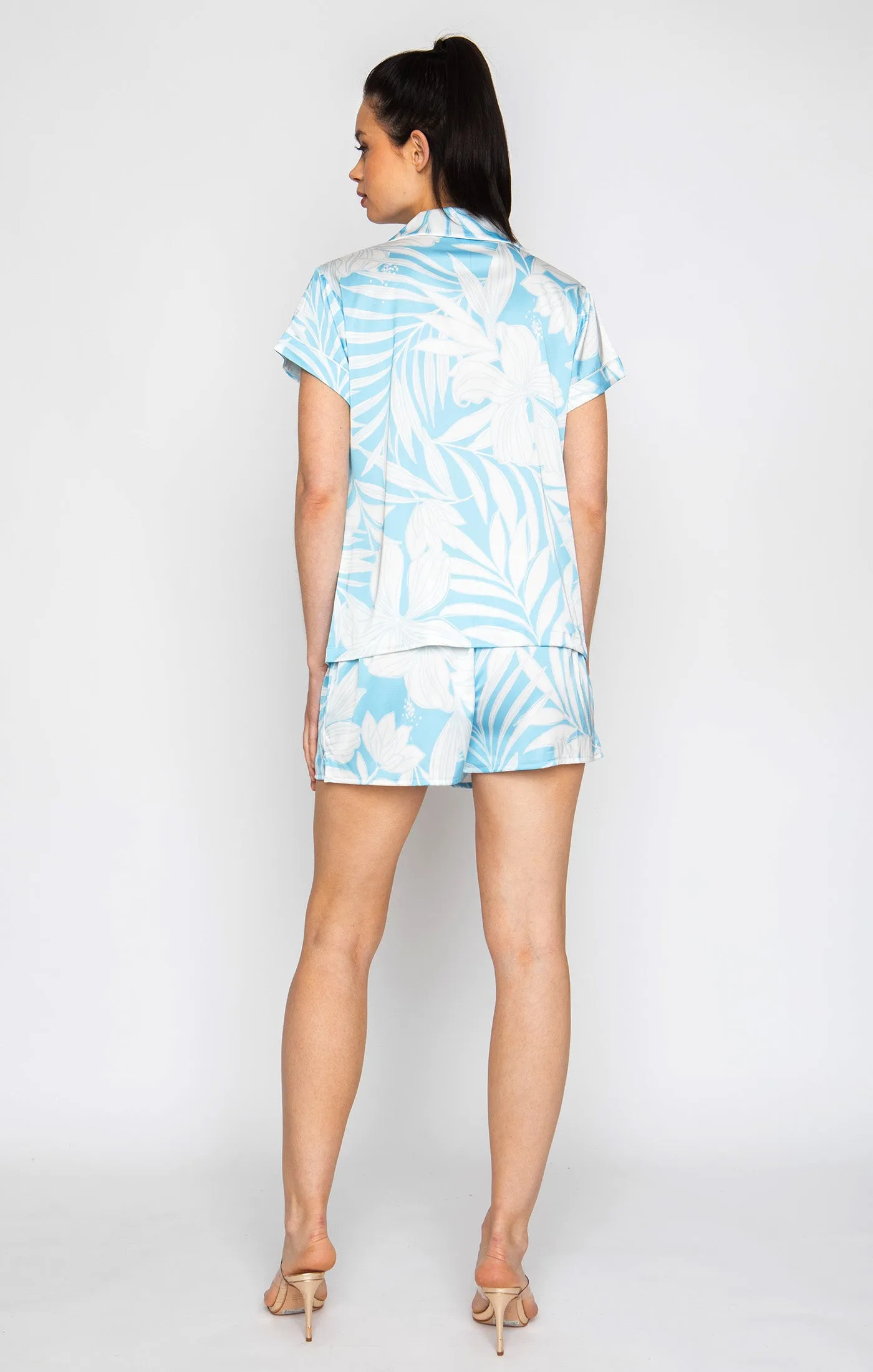 Blue Hawaii Short PJ Set