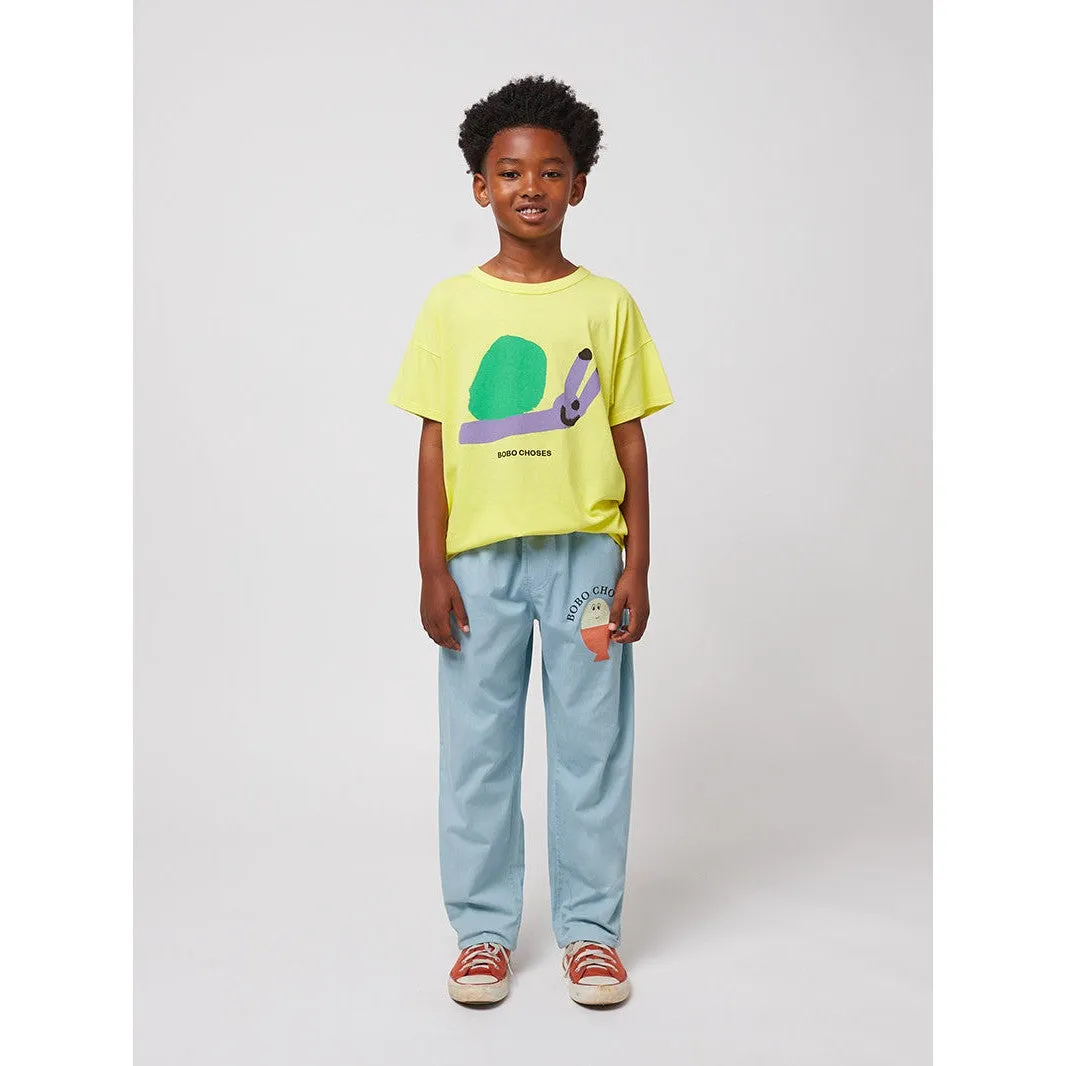 Bobo Choses - Funny Snail T-shirt - yellow
