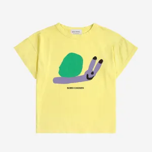 Bobo Choses - Funny Snail T-shirt - yellow