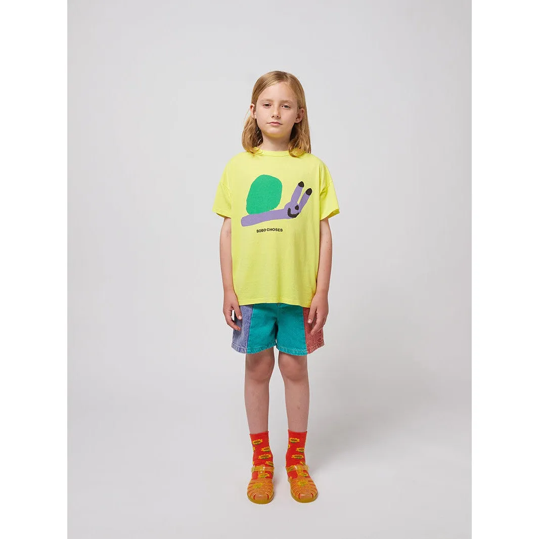 Bobo Choses - Funny Snail T-shirt - yellow