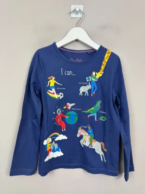 Boden 'I Can' L/S T-shirt 7-8y