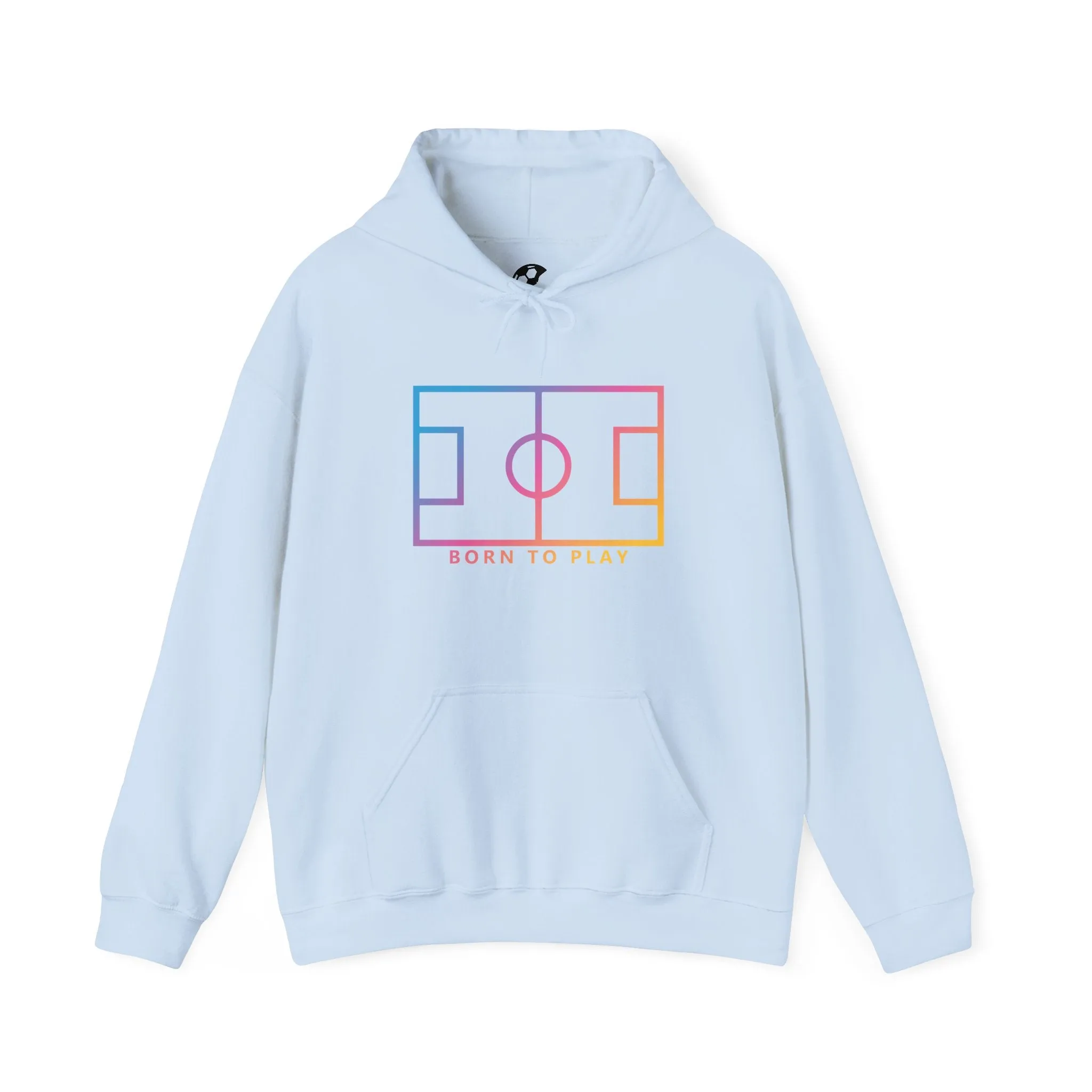 Born To Play Adult Hooded Sweatshirt