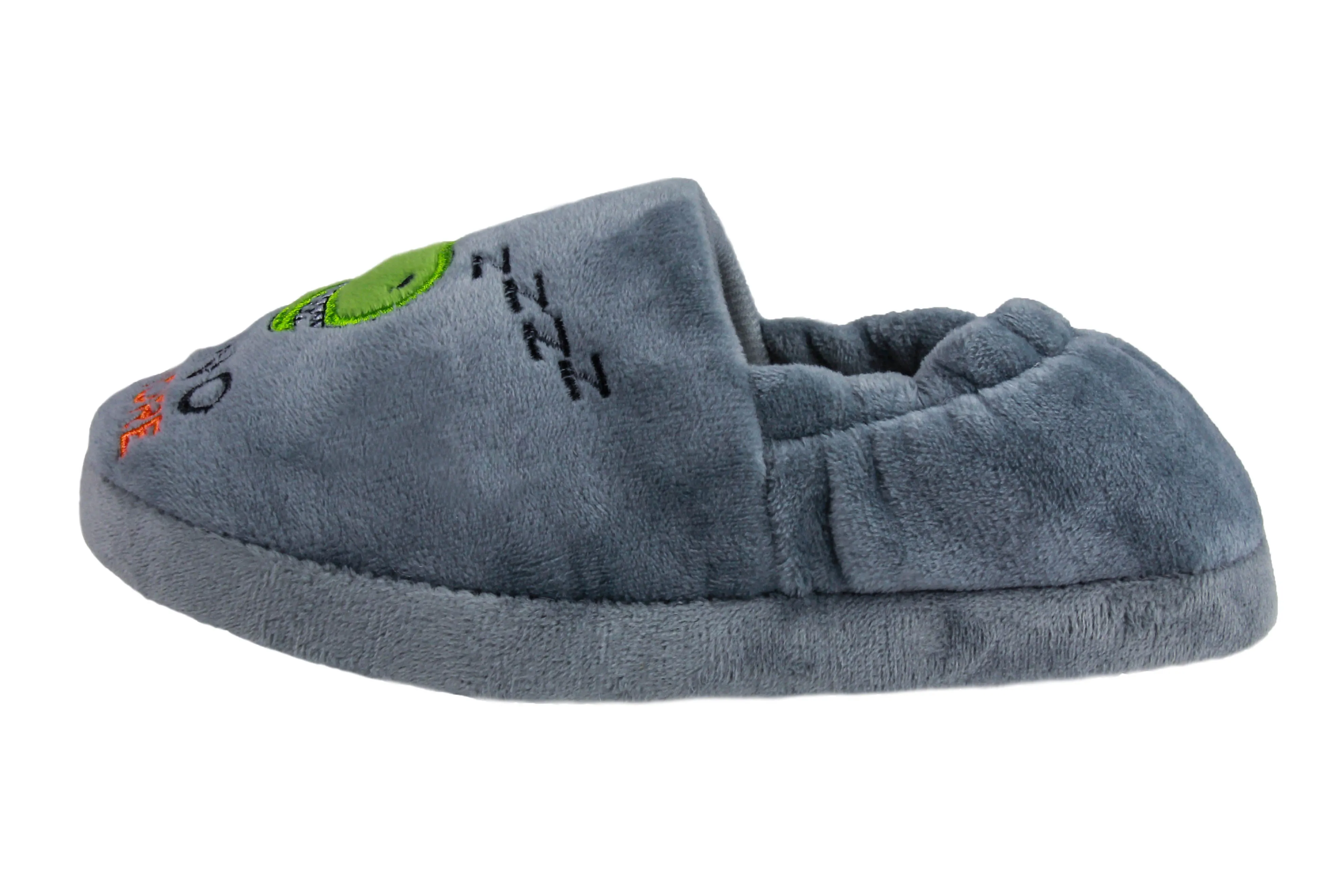 Boys Dino Snore Eye Mask and Soft Boa Moccasin Set