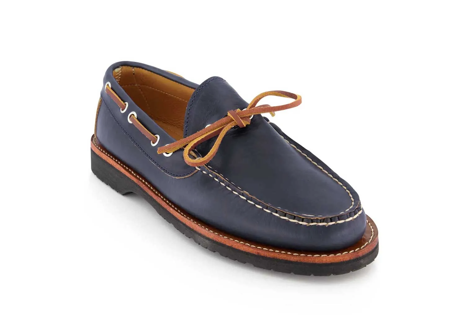 Carrabassett Camp Moc - Navy CXL