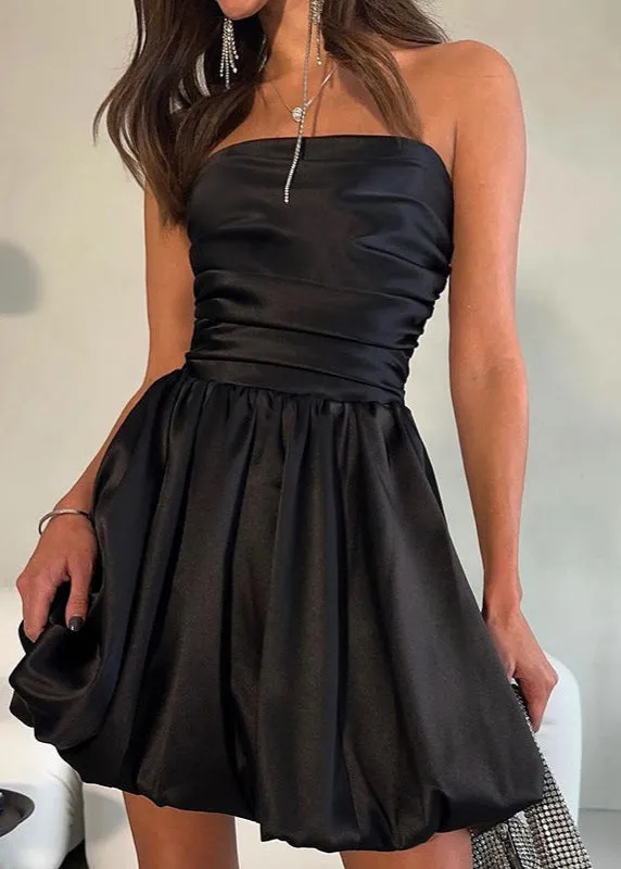 Celeste - Strapless Bubble Mini Dress
