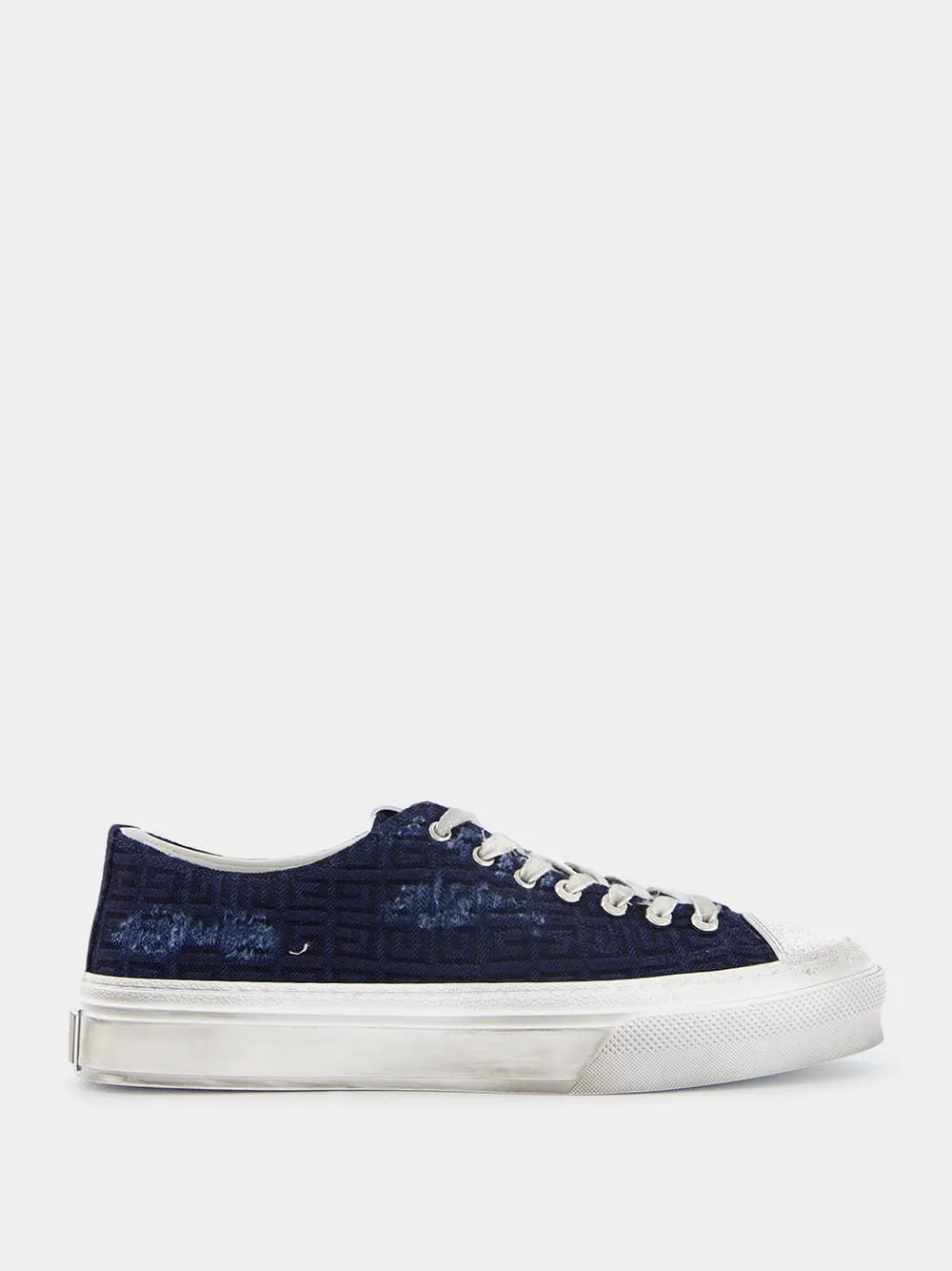 City Logo Jacquard Low-Top Sneakers