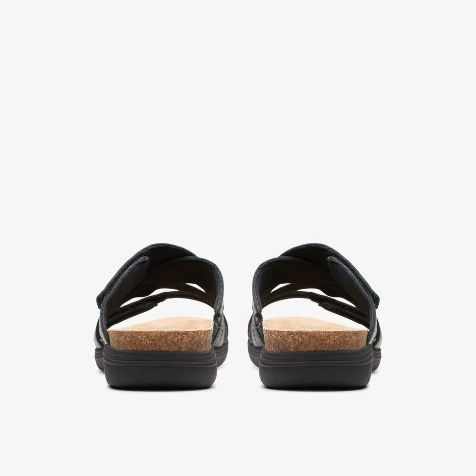 Clarks Women's April Willow Black Leather