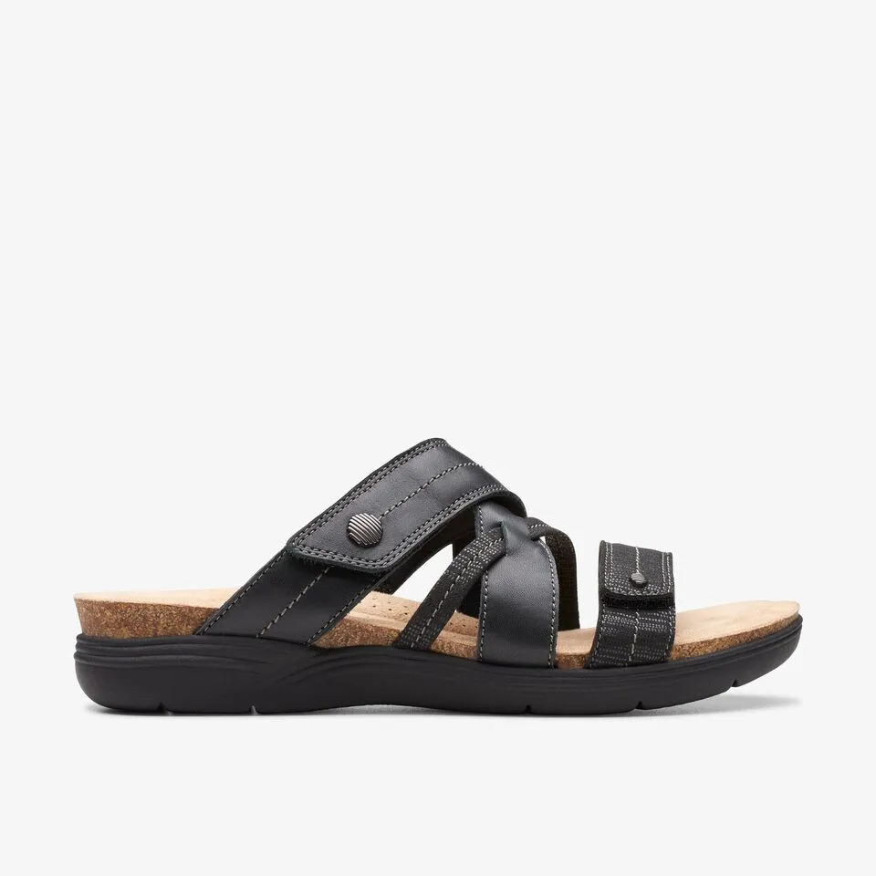 Clarks Women's April Willow Black Leather