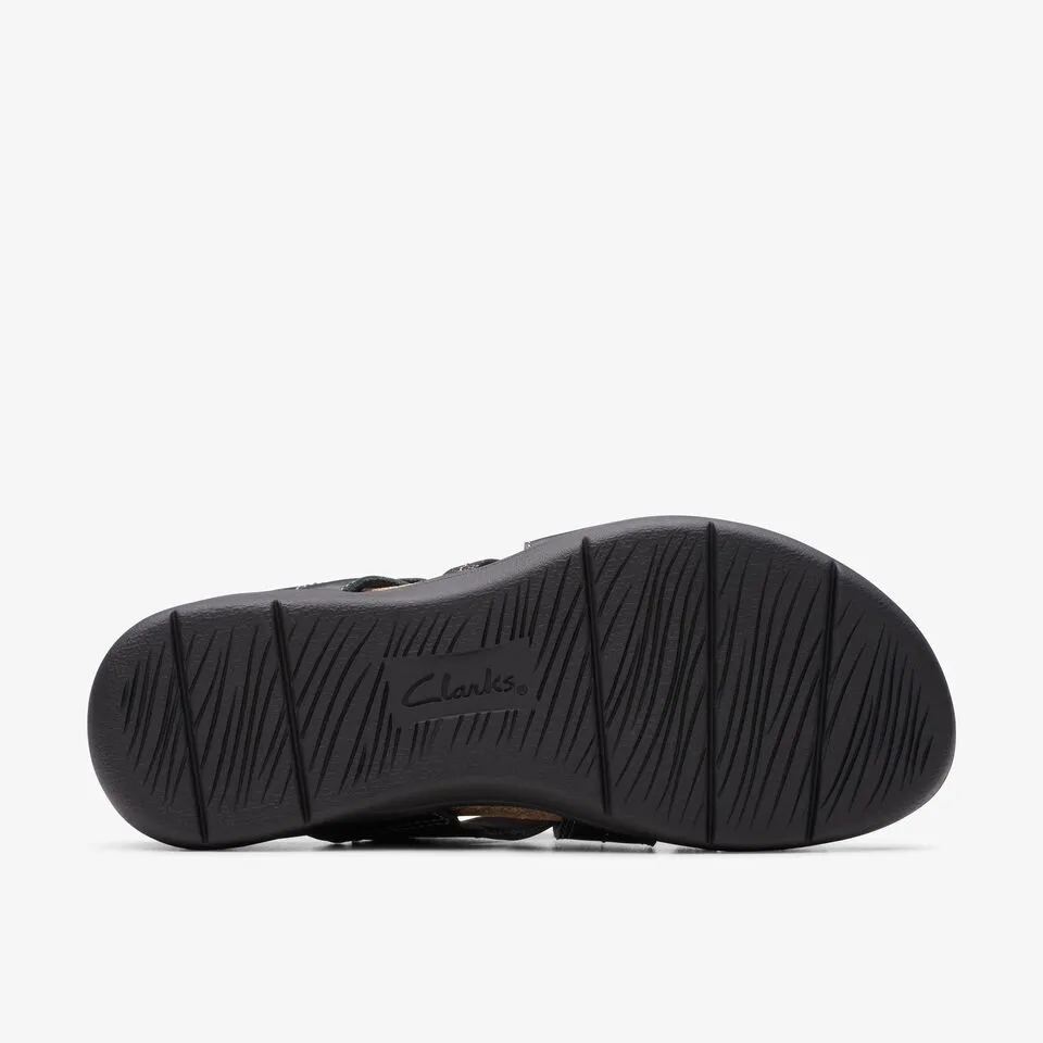 Clarks Women's April Willow Black Leather