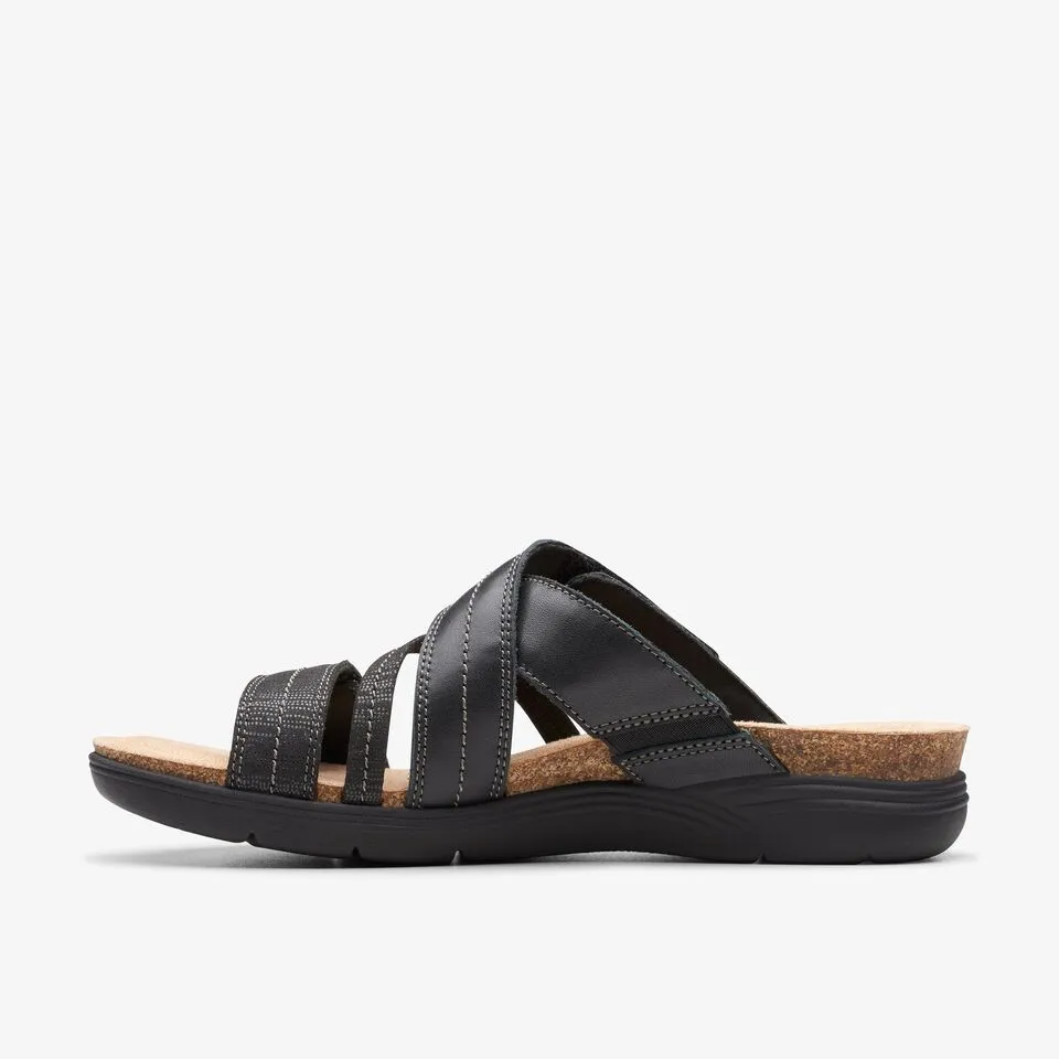 Clarks Women's April Willow Black Leather