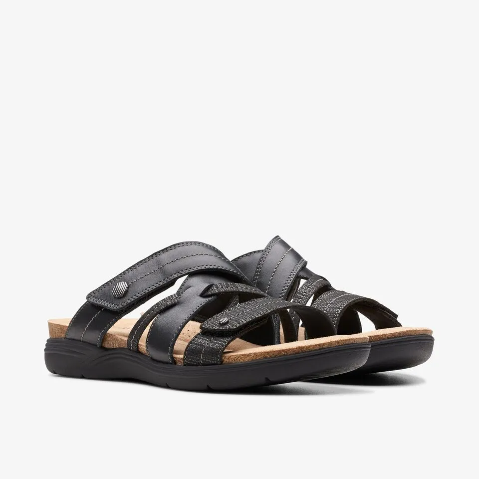 Clarks Women's April Willow Black Leather