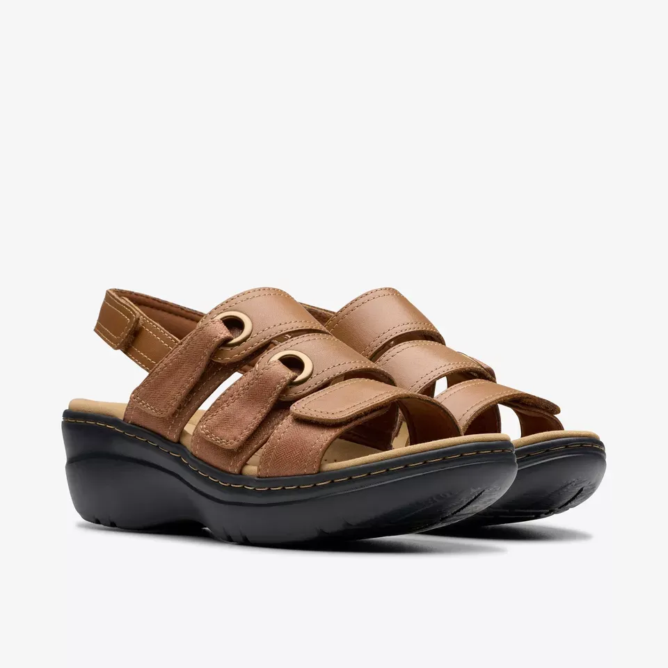 Clarks Women's Merliah2 Bali Tan Combi 26181718