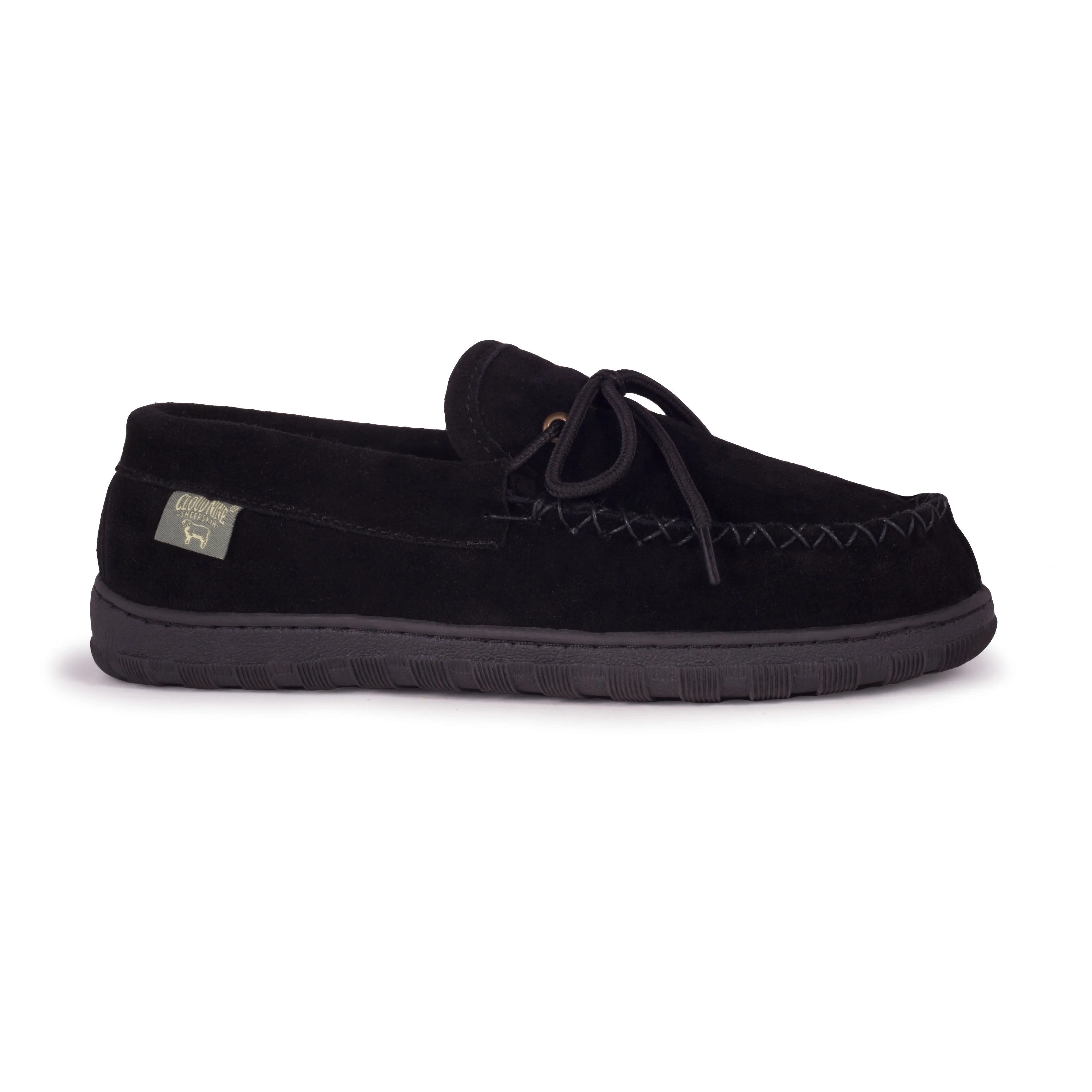 Cloud Nine Sheepskin Mens Moccasin Indoor/Outdoor Slippers