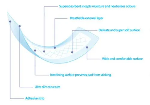 Comfort Postpartum Maternity Pads Babyono Underpads Superabsorbent Breathable