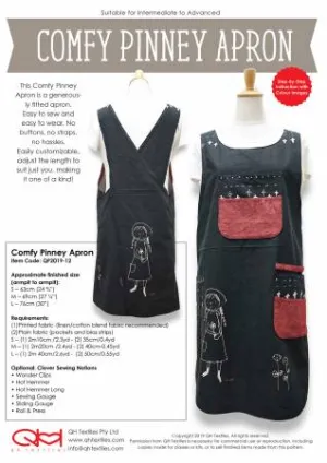 Comfy Pinny Apron -- QH Textiles