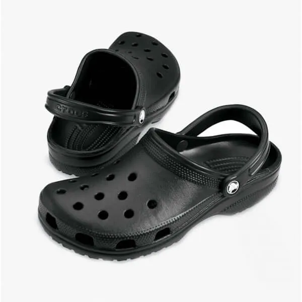 Crocs 10001-001 CLASSIC Unisex Clogs Black