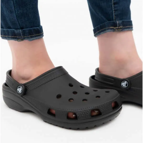 Crocs 10001-001 CLASSIC Unisex Clogs Black