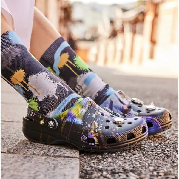 Crocs 208455-4EA CLASSIC META SCAPE Unisex Clogs Storm