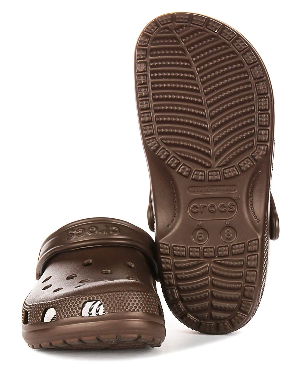 Crocs Classic Clog In Coffee Brown